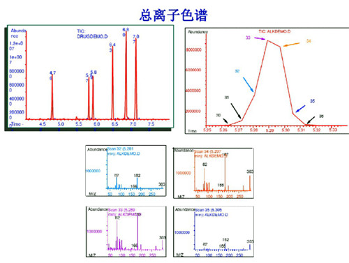 气质联用色谱仪图谱